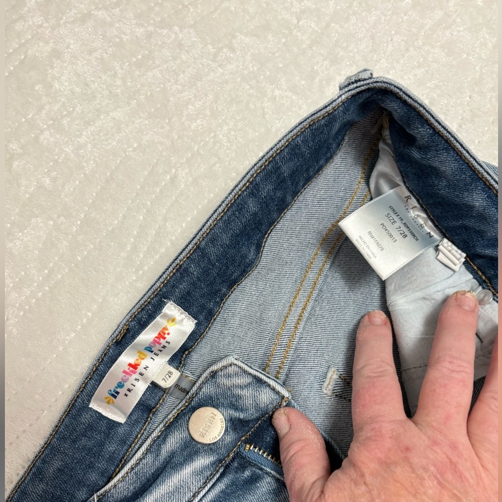 Risen Jeans bought through Freckled Poppy.  Stretchy boot cut.